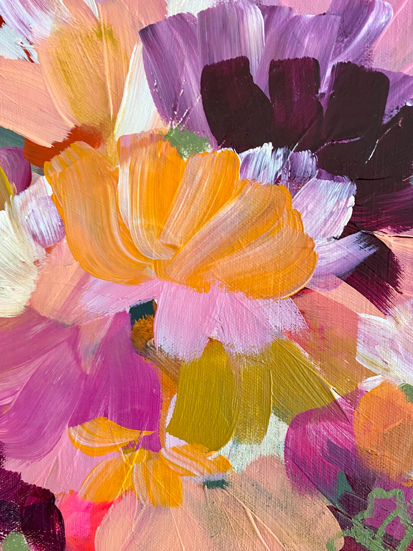 Morning Marigolds - 30x30cm