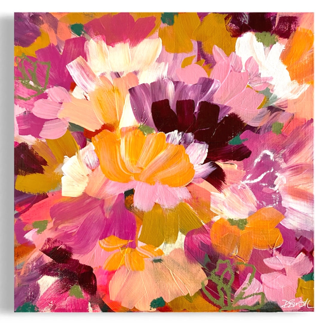 Morning Marigolds - 30x30cm