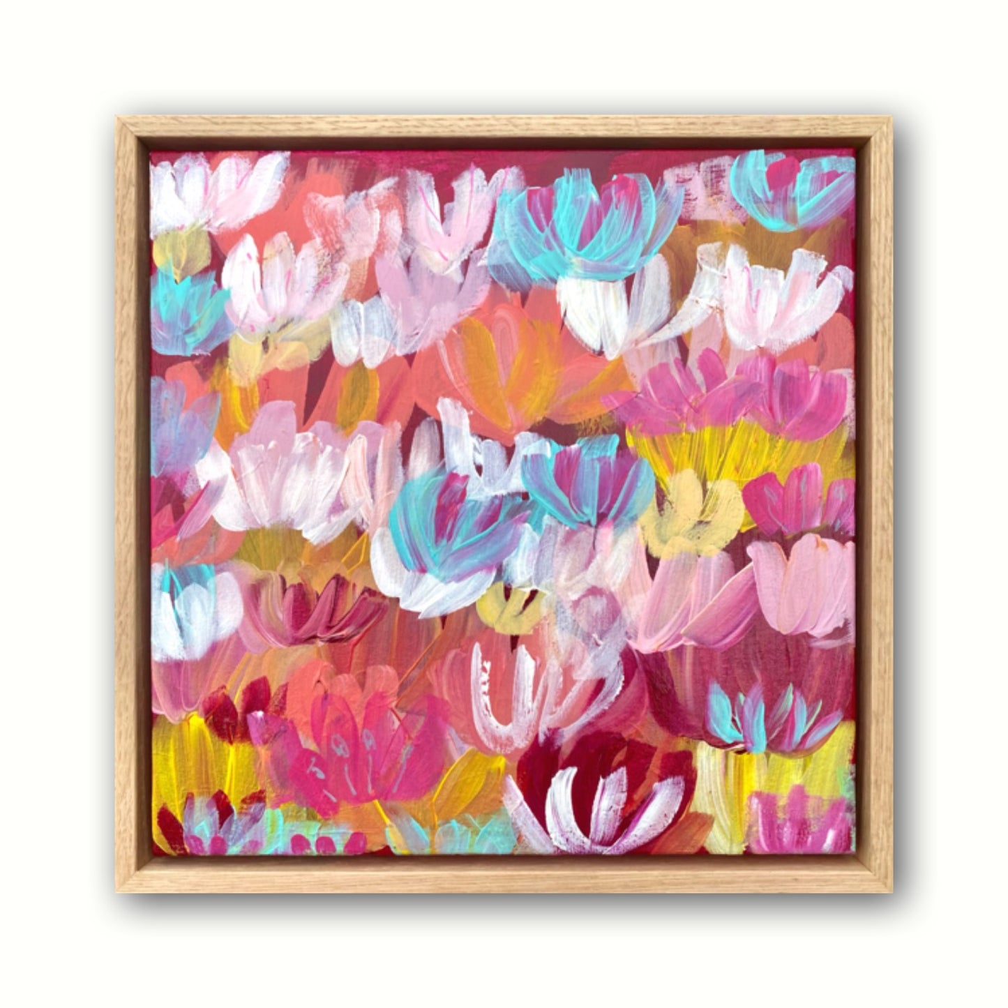 Disco Posy - 33x33cm FRAMED