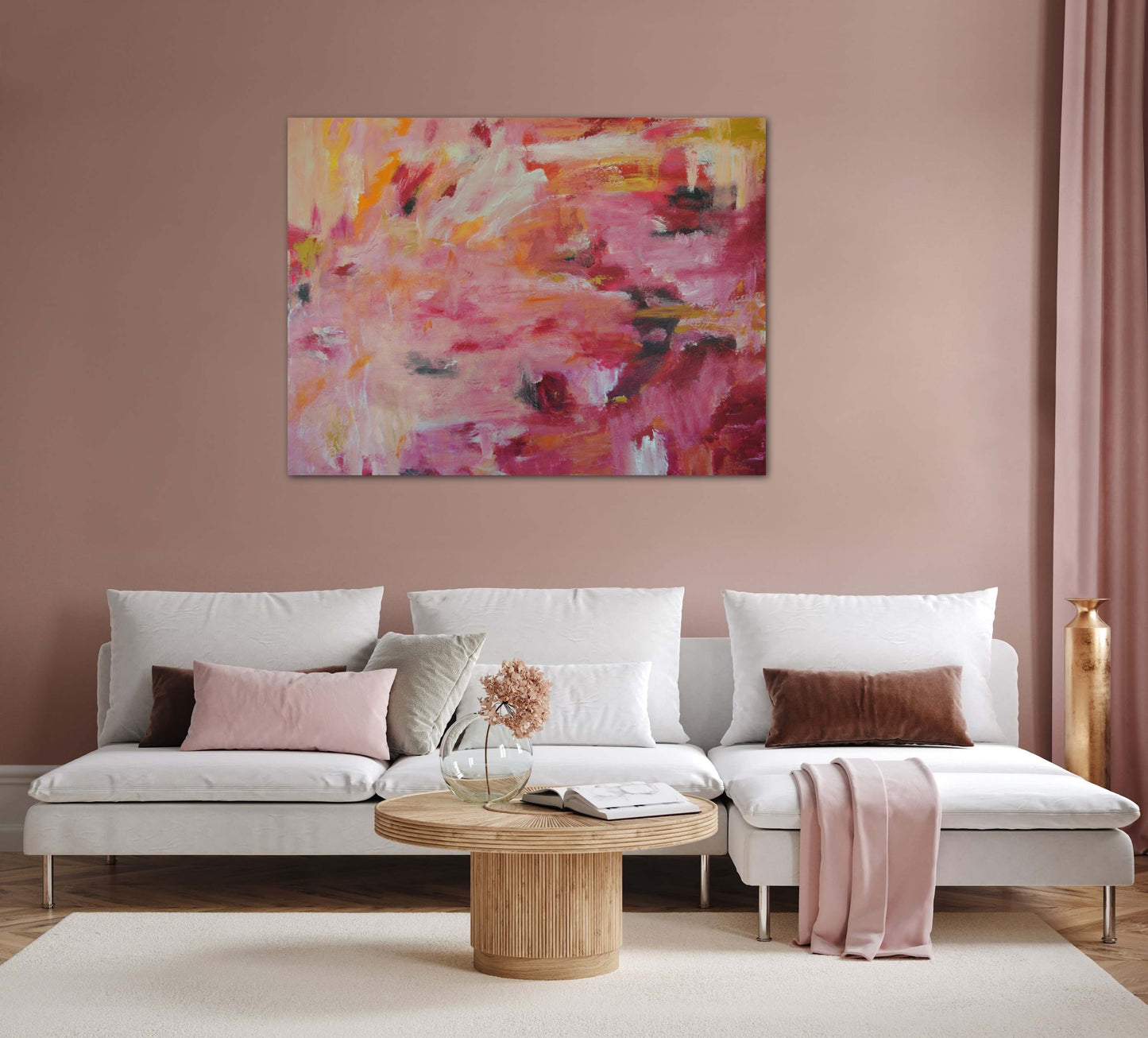 Falling Together 76x101cm
