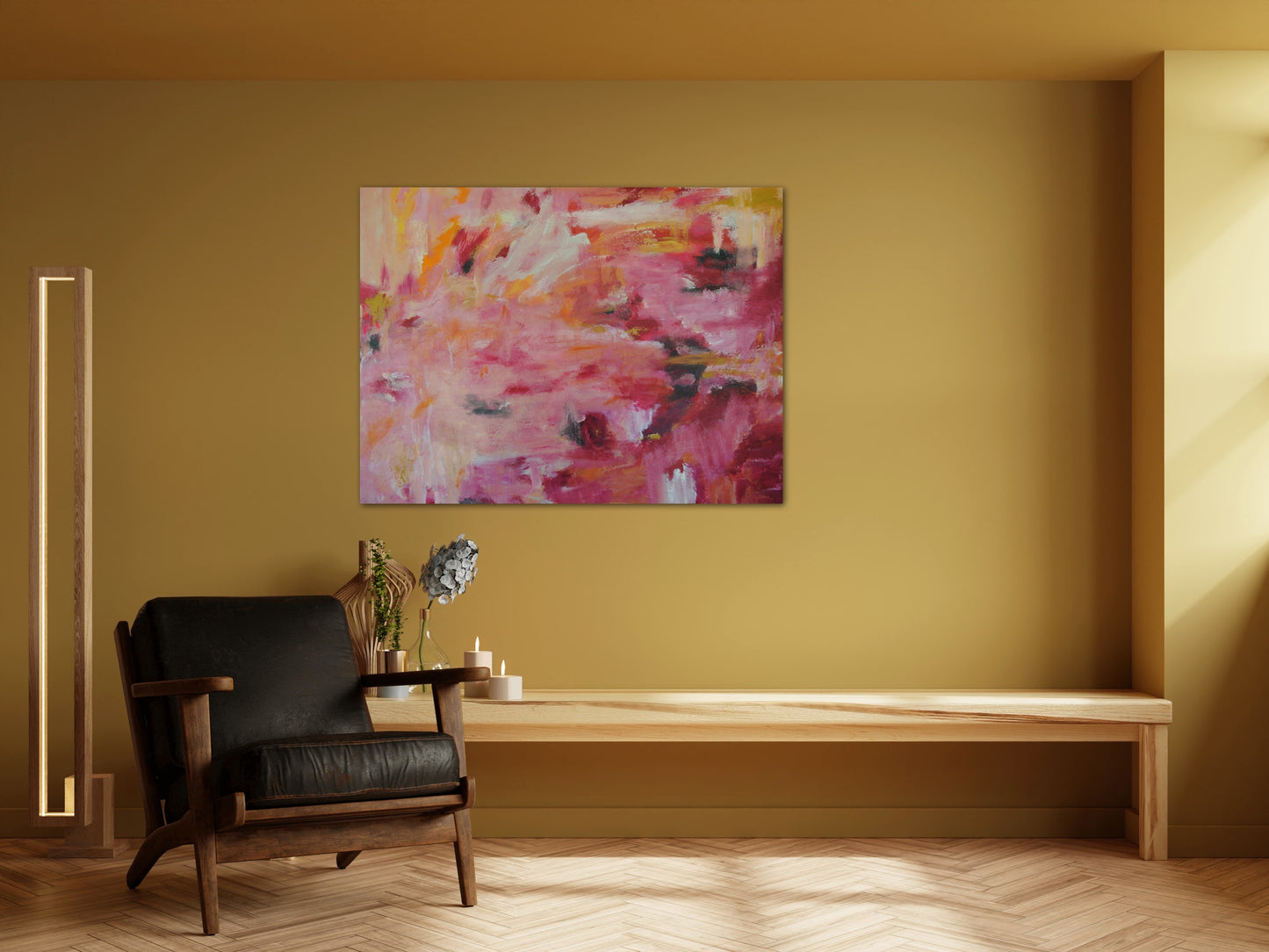 Falling Together 76x101cm