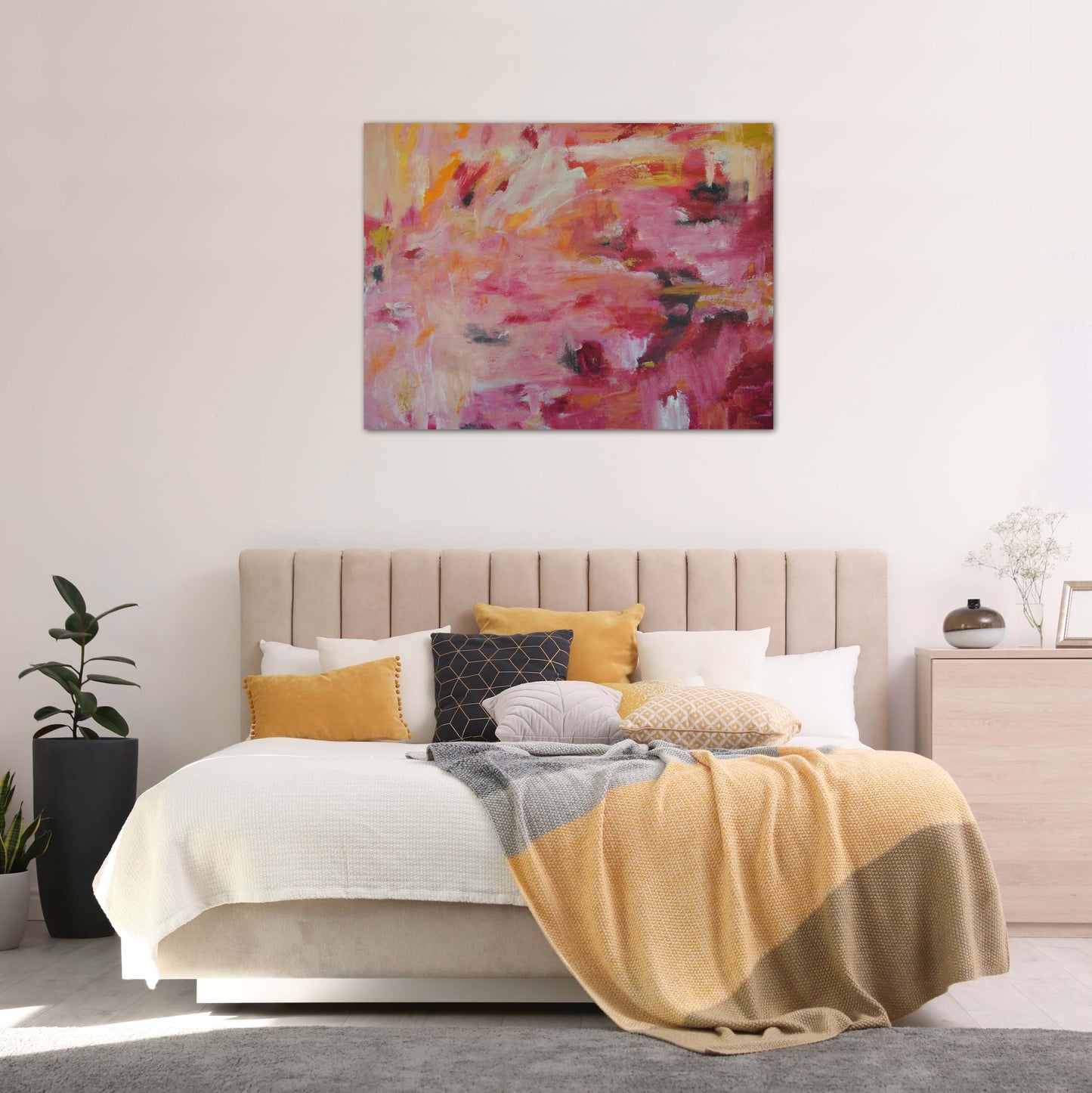 Falling Together 76x101cm